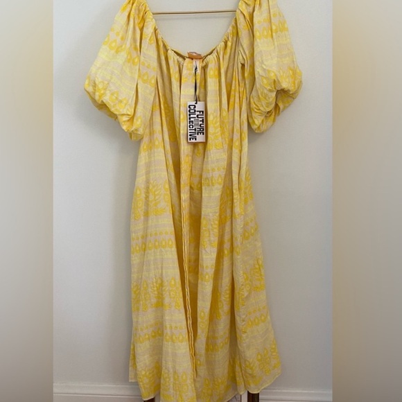 Dresses & Skirts - Future Collective yellow off shoulder dress